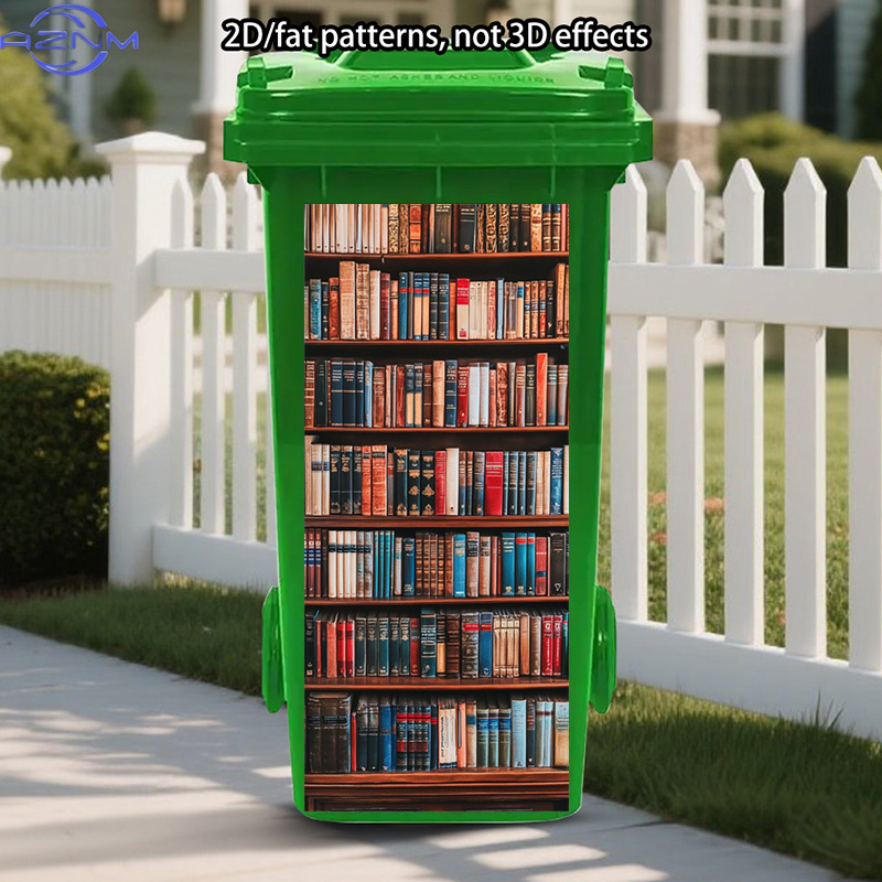 Vintage And Collectible Books - Vintage Books Trash Can Stickers Painting,