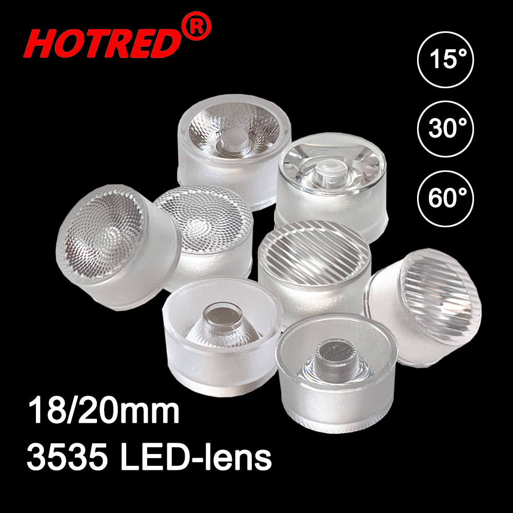 Darkroom Enlarger Lens - 10-100pcs LED Lens 3535 1W 3W
