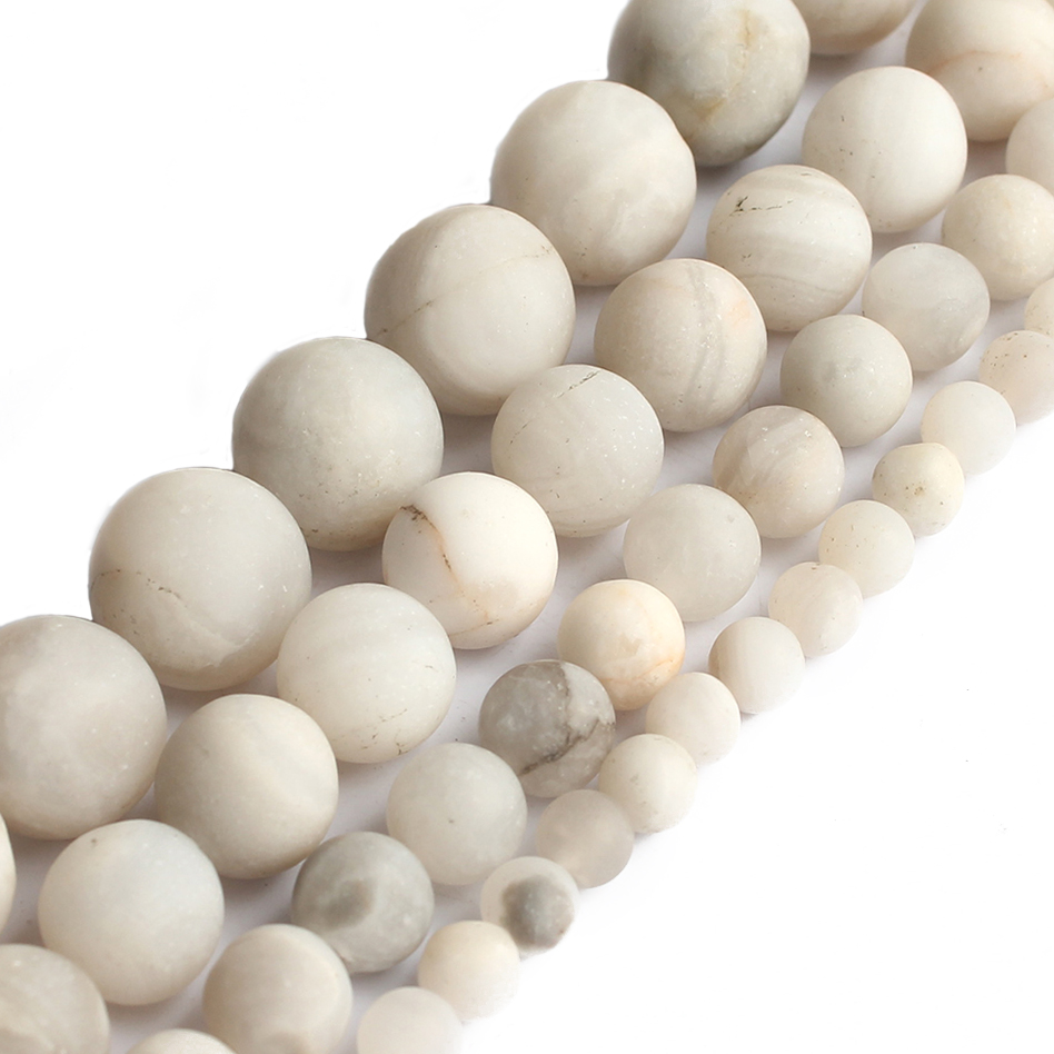 Vintage Collectible Marbles - Natural Matte White Chrysocolla Round Marble