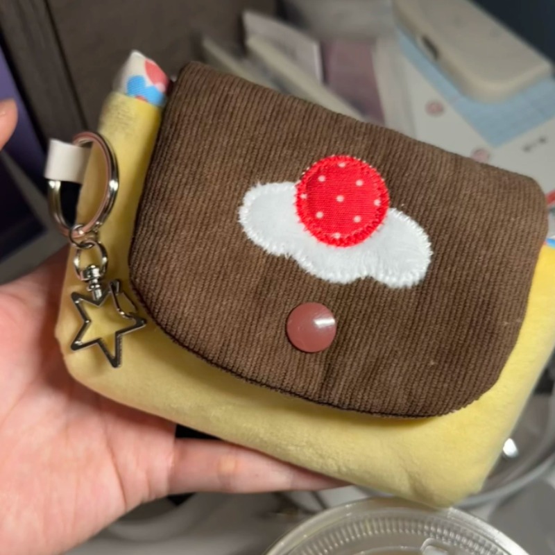 Small Vintage Collectible Items - 1pc Ins Vintage Plush Camera Bag
