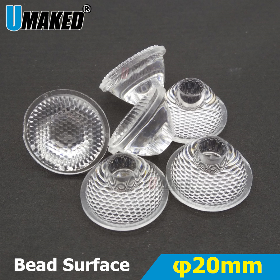 Darkroom Enlarger Lens - 30pcs 20mm 15/30/45/60/90/120 Degree Optical PMMA