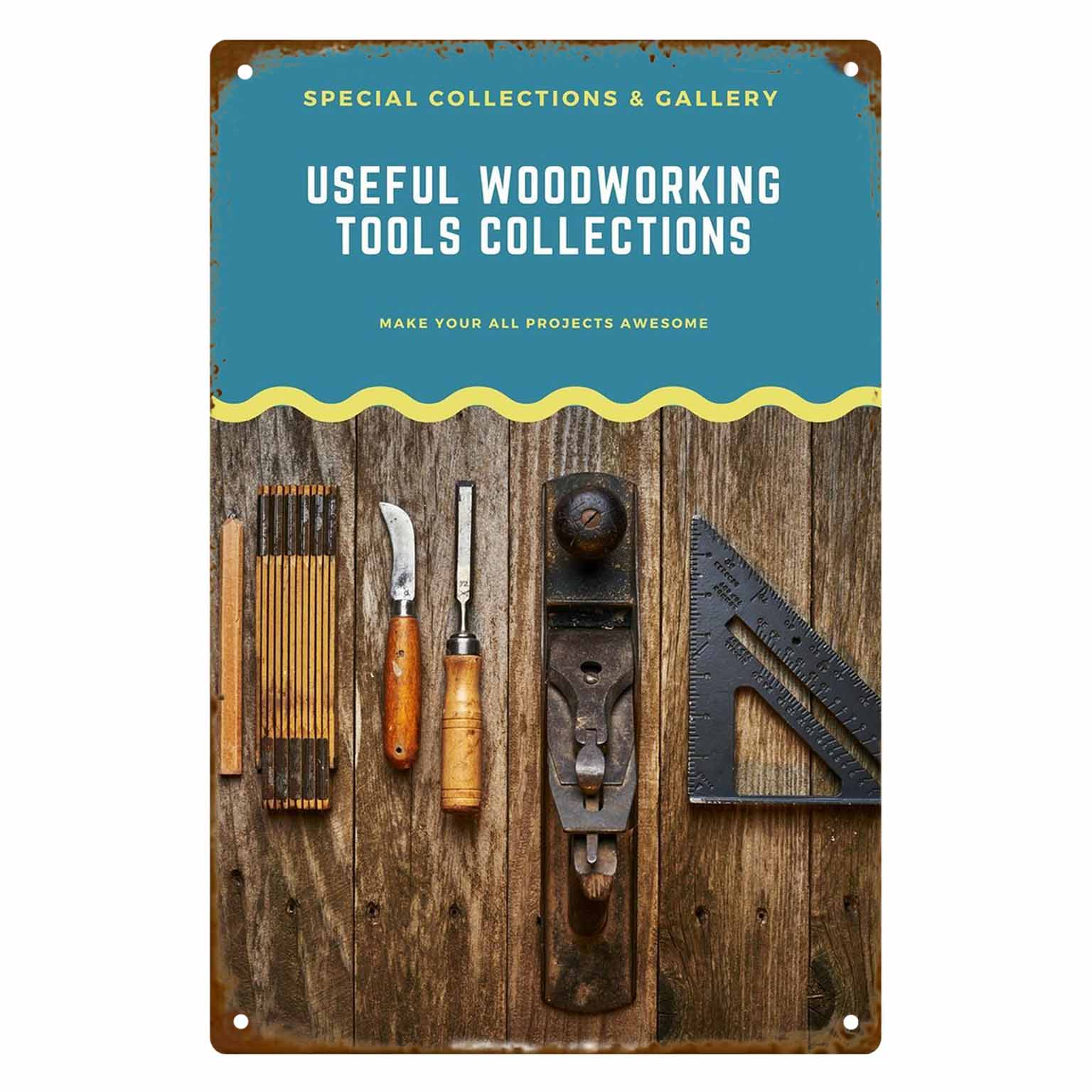 Collectible Vintage Tools - 2D FLAT 1pc 