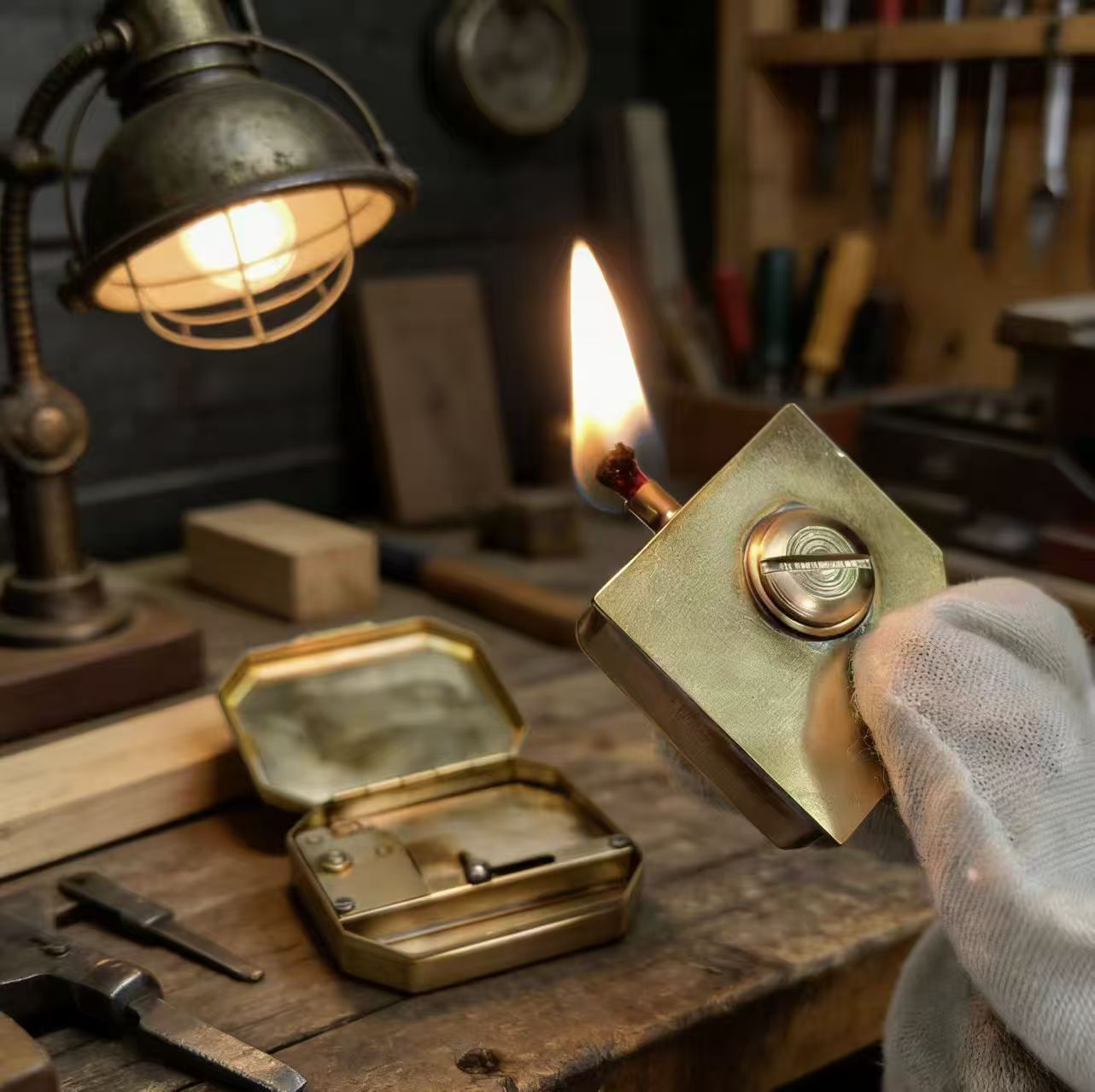 Vintage Pure Copper Gear Keros - Vintage Collectible Lighters 评论和价格