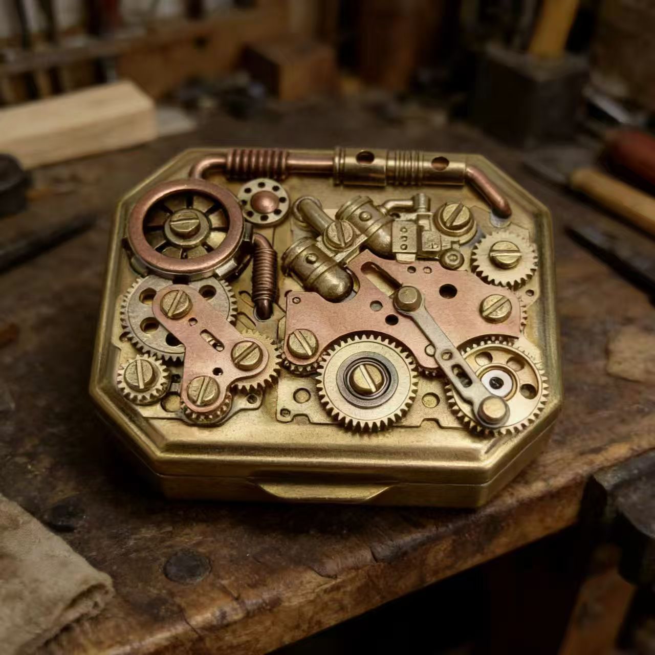Vintage Pure Copper Gear Keros - Vintage Collectible Lighters 评论和价格