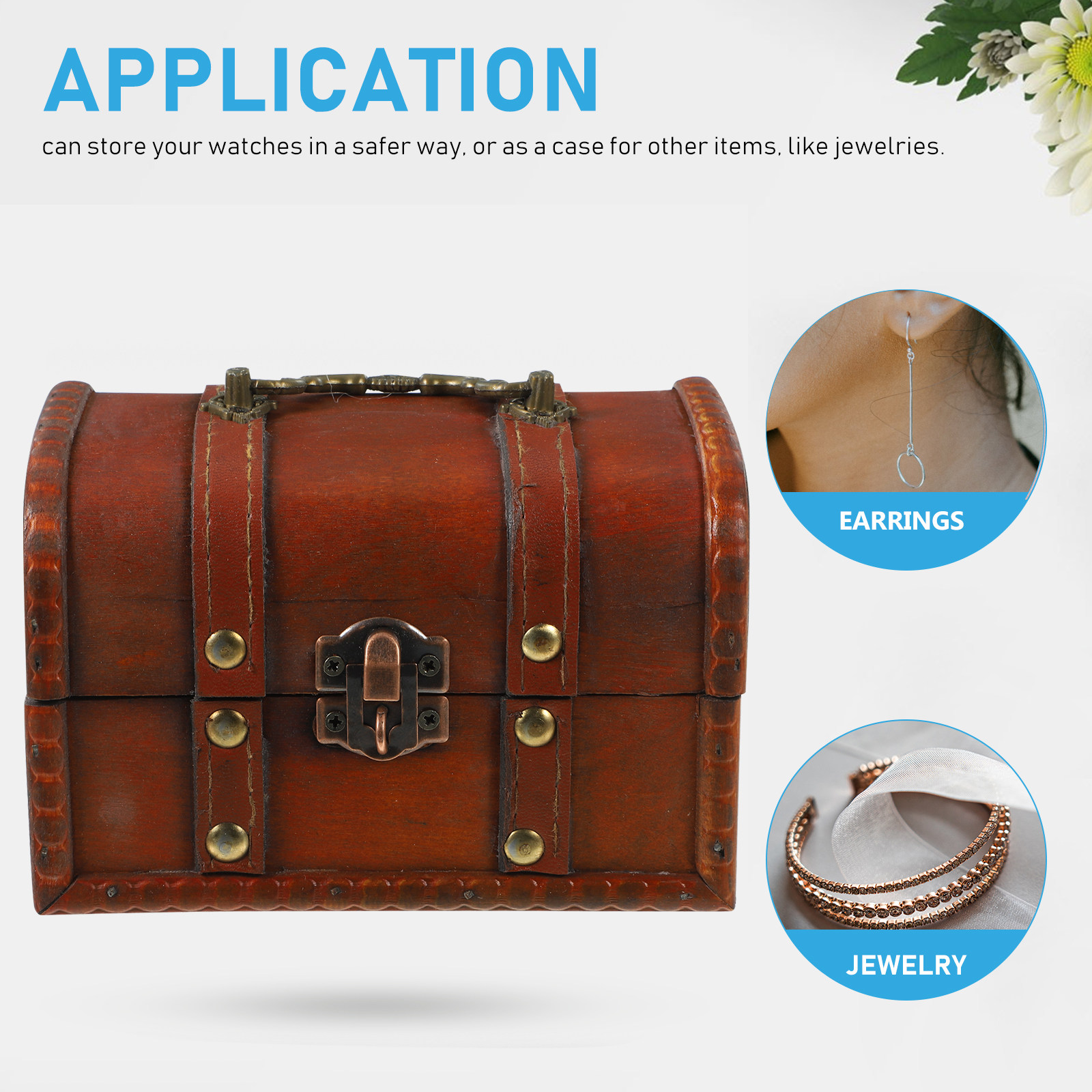 Sturdy Wooden Keepsake Box Vin - Collectible Vintage Photos 评论和价格