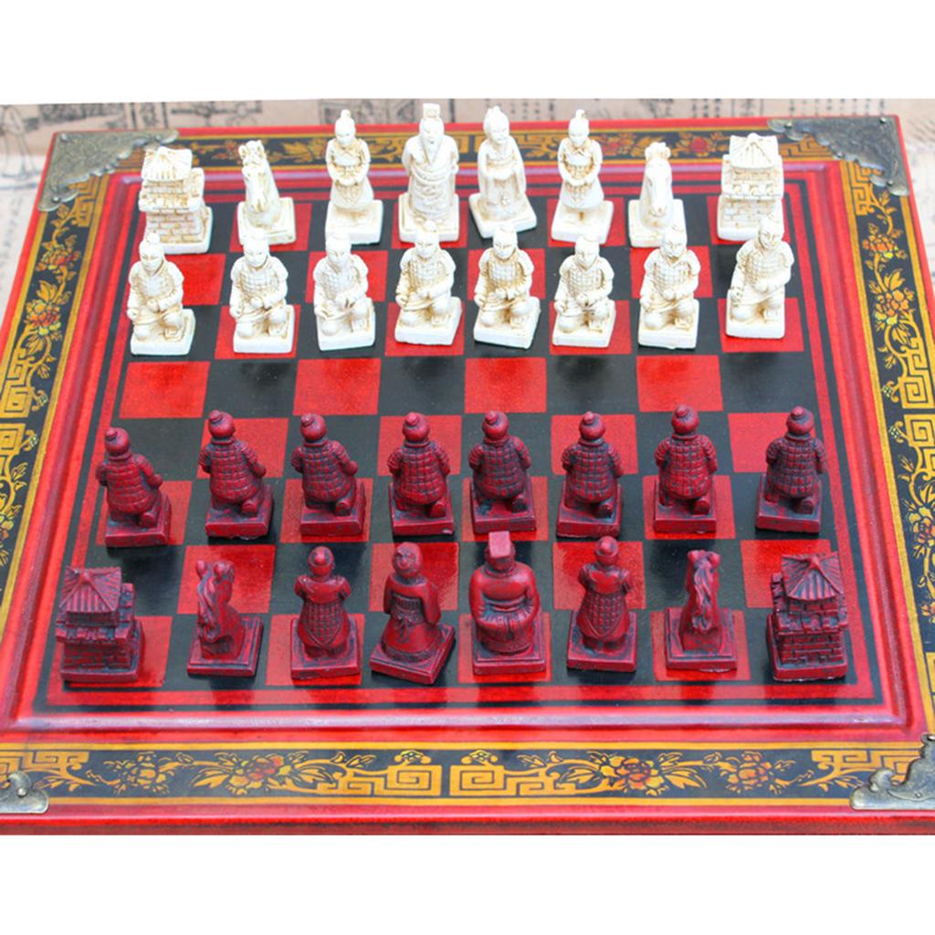 Resin Chinese Chess Set Classi - Vintage Collectible Board Games 评论和价格