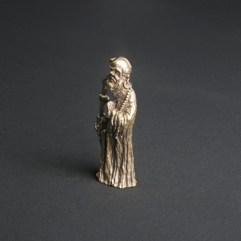 Vintage Brass Zen Master Dharm - Vintage Collectible Ornaments 评论和价格