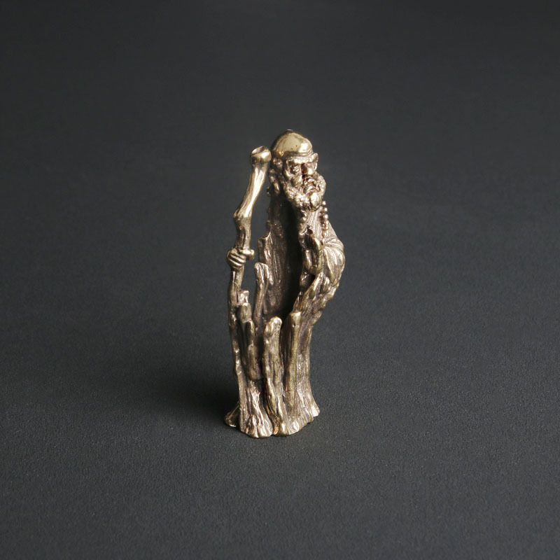Vintage Brass Zen Master Dharm - Vintage Collectible Ornaments 评论和价格