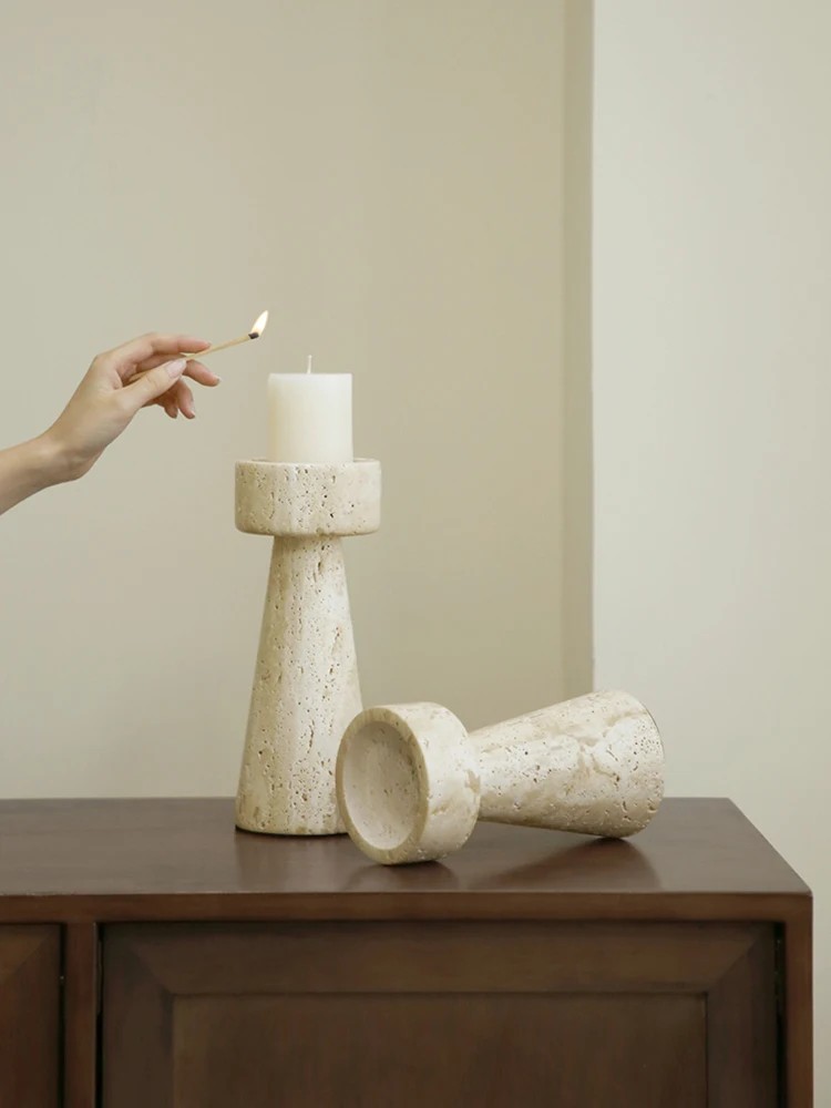 Minimalist Marble Candle Holde - Vintage Collectible Marbles 评论和价格