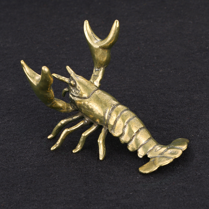 Solid Brass Crayfish Ornament  - Vintage Collectible Furniture 评论和价格