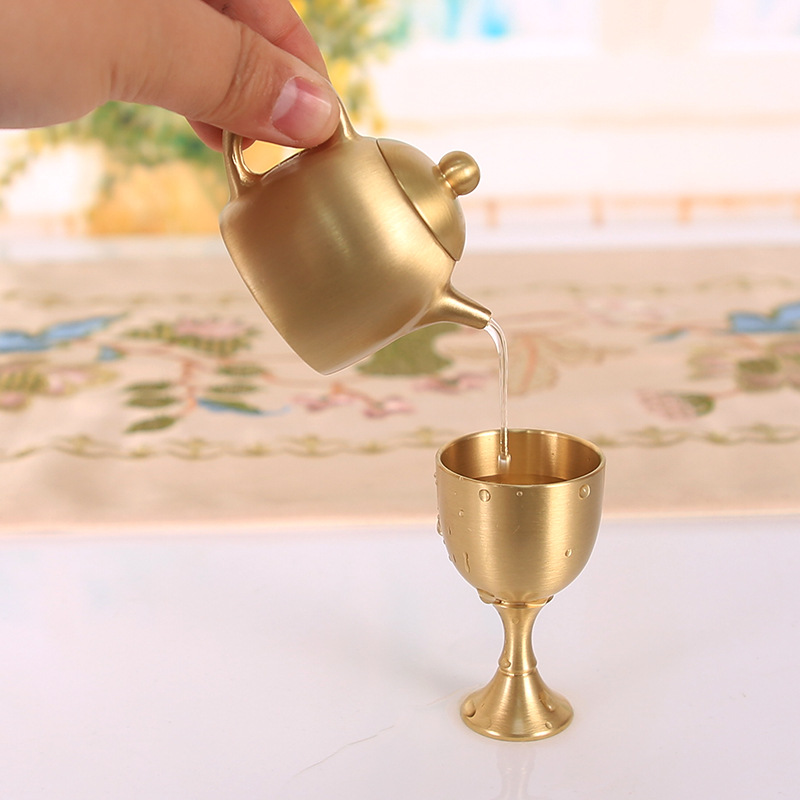 Brass Mini Teapot, Chinese Sty - Vintage Collectible Furniture 评论和价格