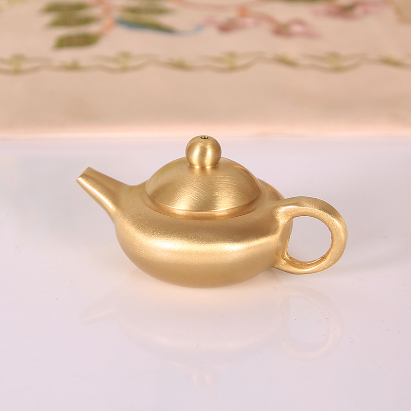 Brass Mini Teapot, Chinese Sty - Vintage Collectible Furniture 评论和价格