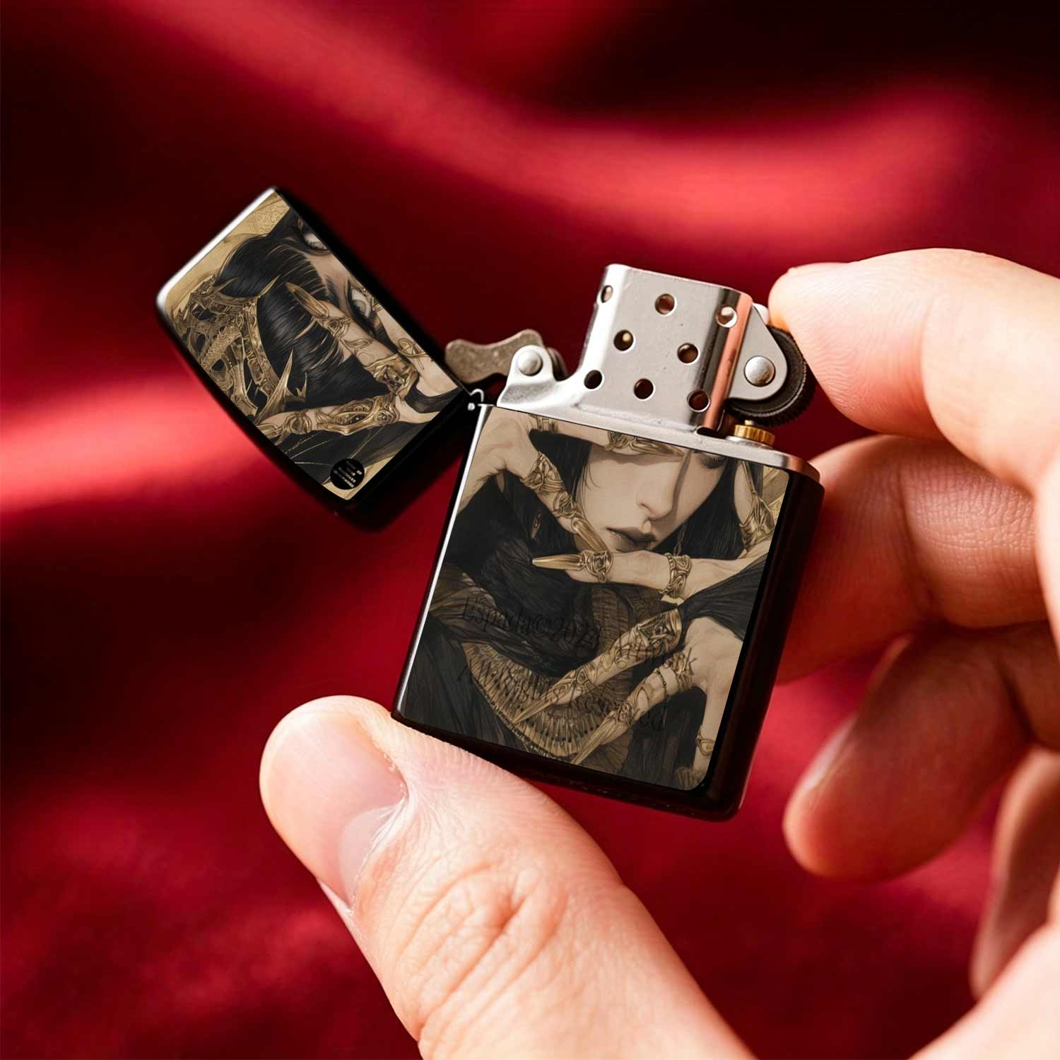 Vintage DarkFlip-top Windproof - Vintage Collectible Lighters 评论和价格