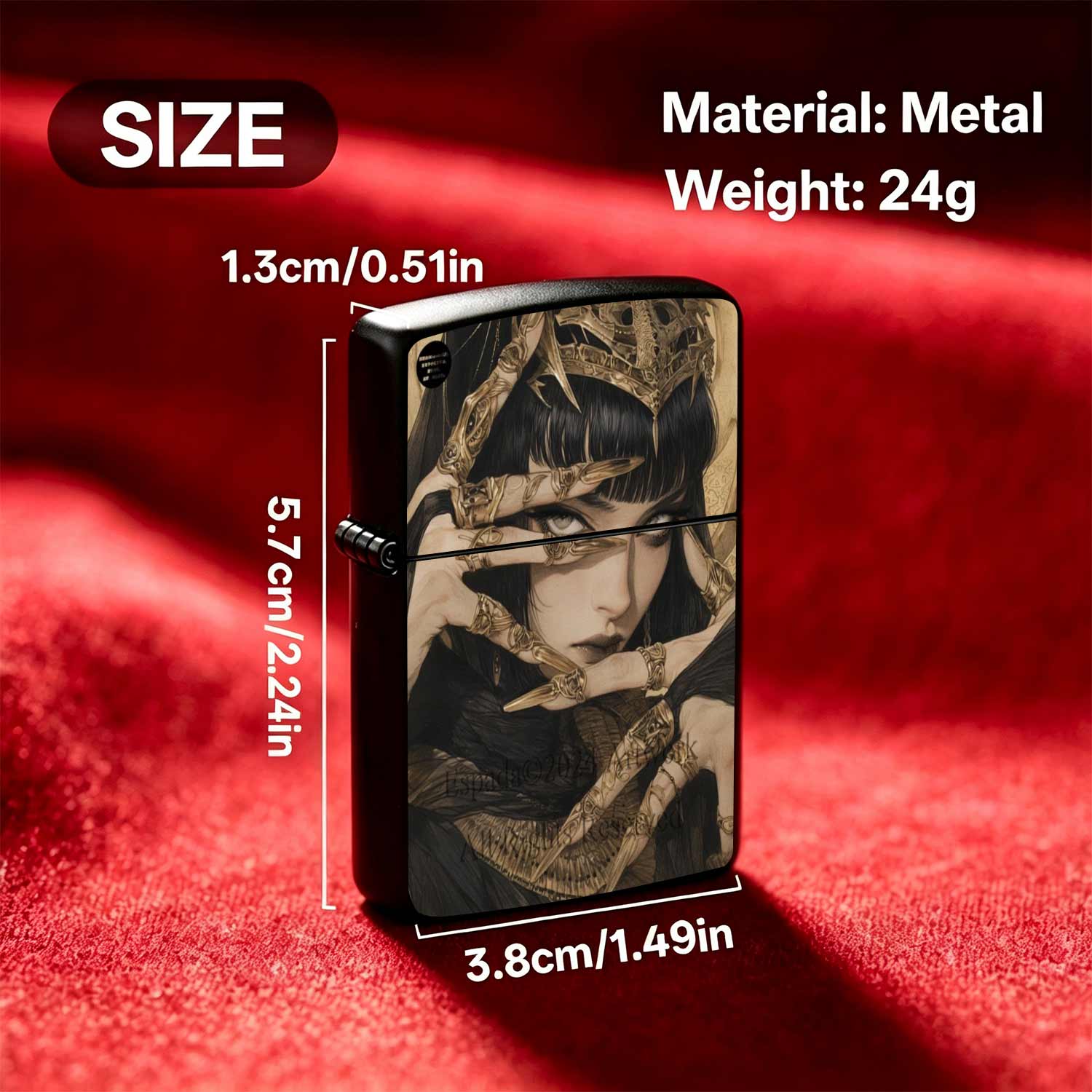 Vintage DarkFlip-top Windproof - Vintage Collectible Lighters 评论和价格
