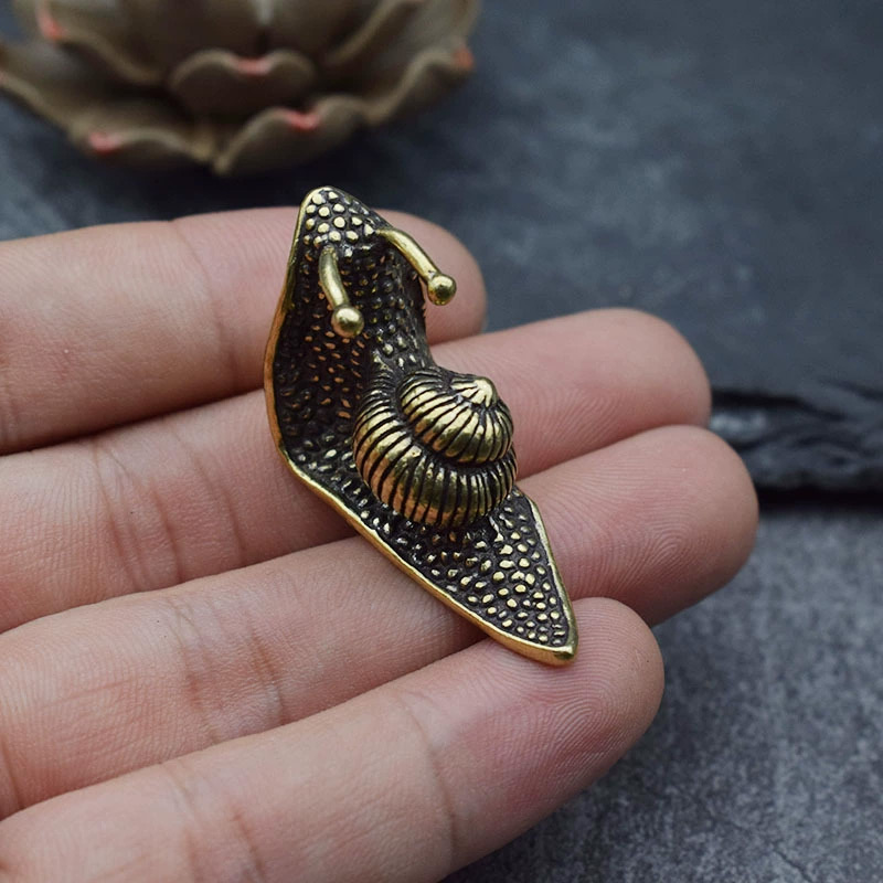 Vintage Pure Copper Brass Snai - Vintage Collectible Furniture 评论和价格