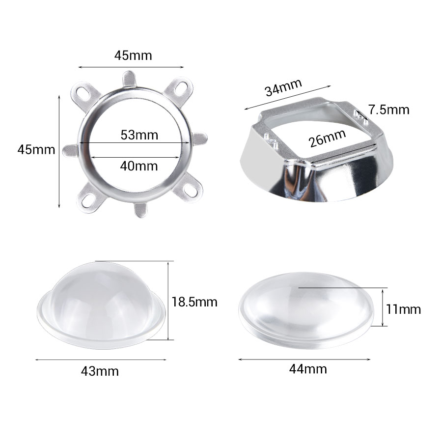 1 Set 44mm LED Lens Optical Gl - Darkroom Enlarger Lens 评论和价格