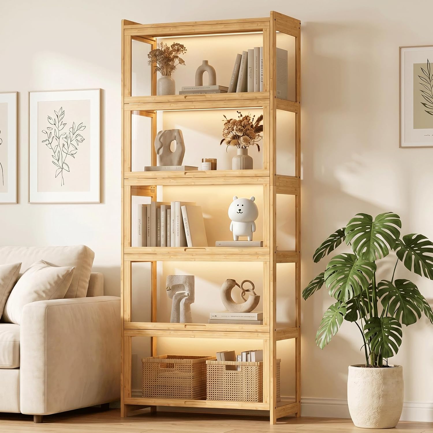 Display Cabinet with Acrylic D - Collectible Collection 评论和价格