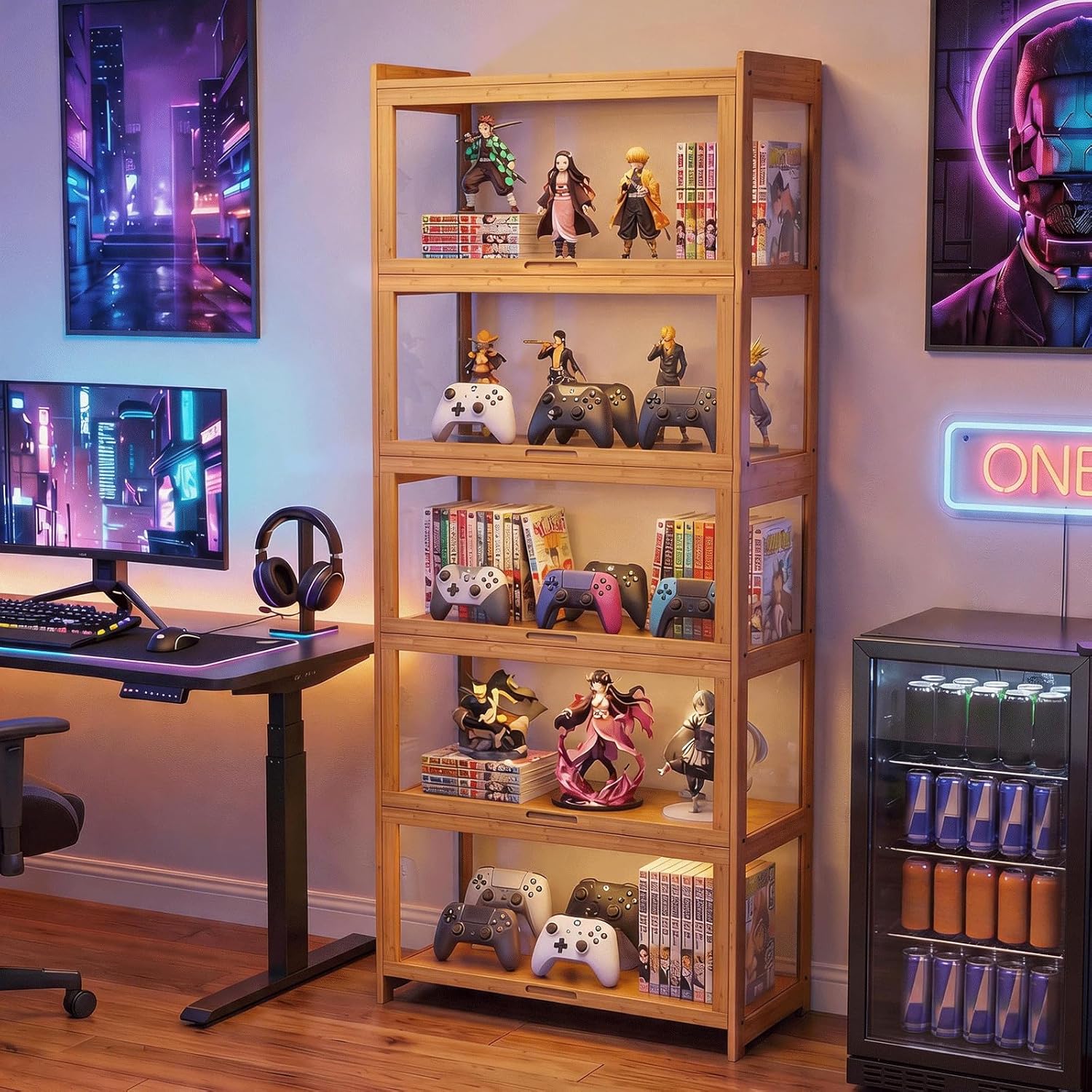 Display Cabinet with Acrylic D - Collectible Collection 评论和价格