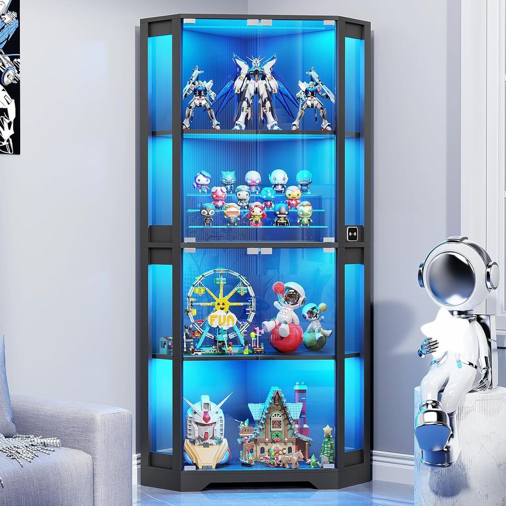65 Illuminated Glass Display C - Collectible Collection 评论和价格