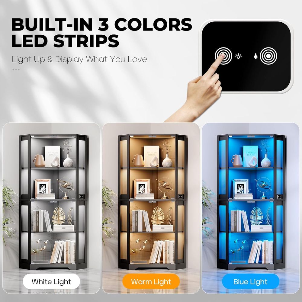 65 Illuminated Glass Display C - Collectible Collection 评论和价格