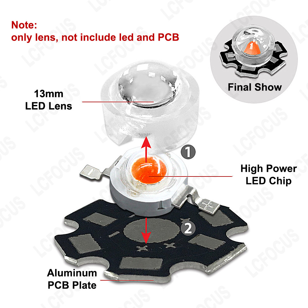 13mm 1W 3W Mini LED Lens 15 30 - Darkroom Enlarger Lens 评论和价格