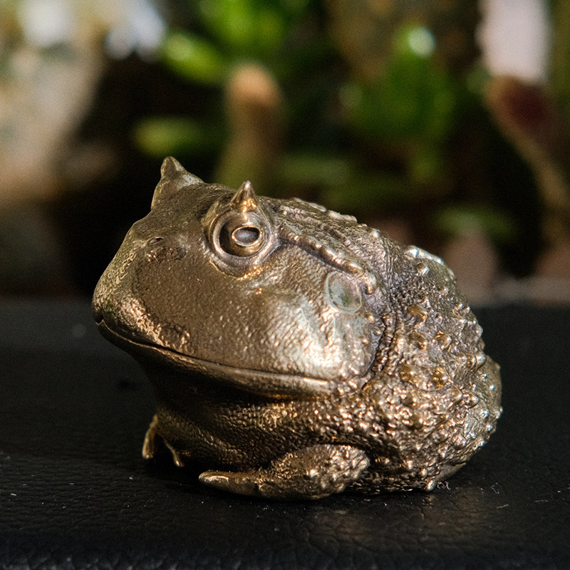 Vintage Brass Pacman Frog Orna - Vintage Collectible Furniture 评论和价格