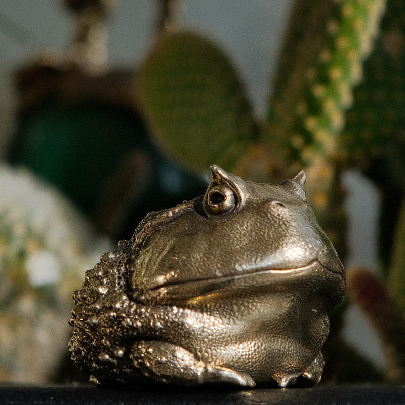 Vintage Brass Pacman Frog Orna - Vintage Collectible Furniture 评论和价格