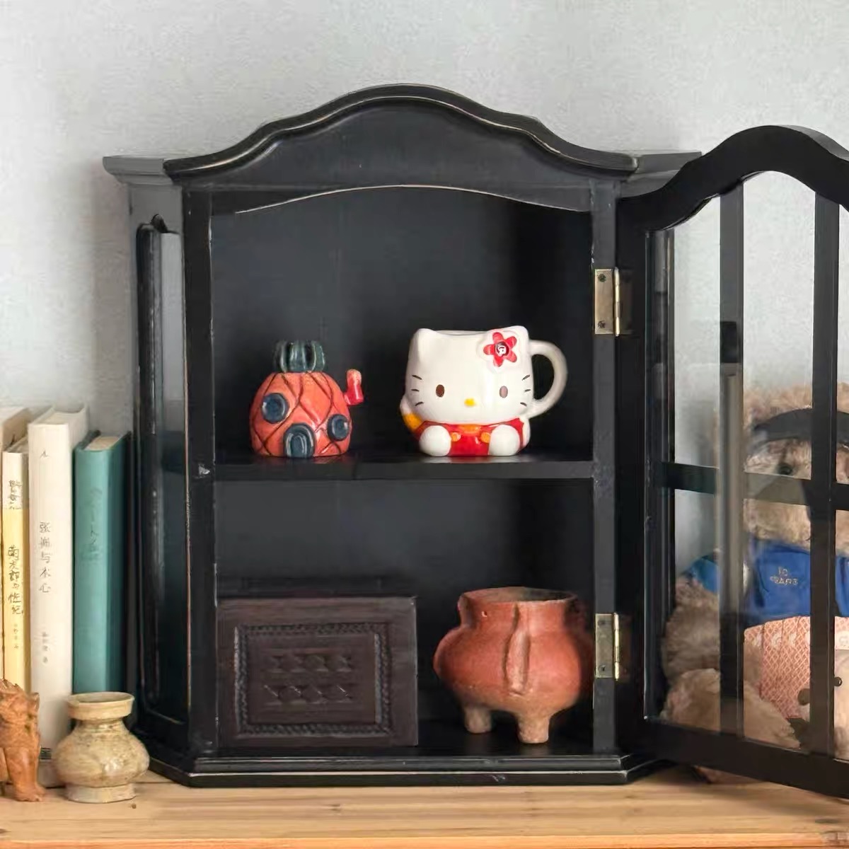 Vintage Distressed Wood Wall C - Vintage Collectible Furniture 评论和价格