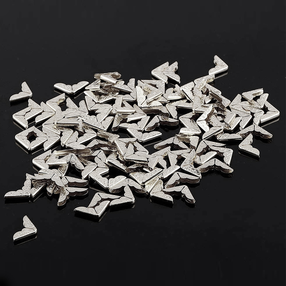 50Pcs Metal Book Corner Protec - Vintage Collectible Books 评论和价格