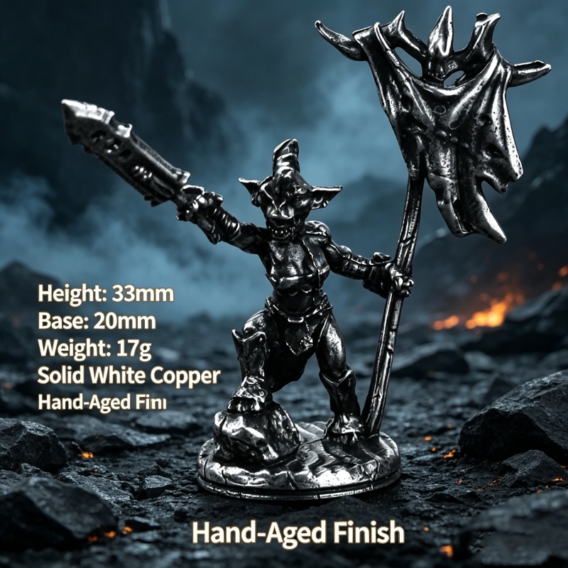 White Copper Goblin Warrior Mi - Vintage Collectible Board Games 评论和价格