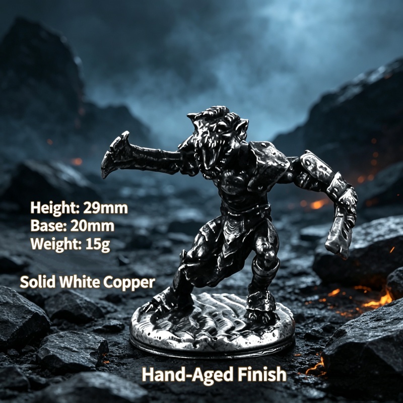 White Copper Goblin Warrior Mi - Vintage Collectible Board Games 评论和价格