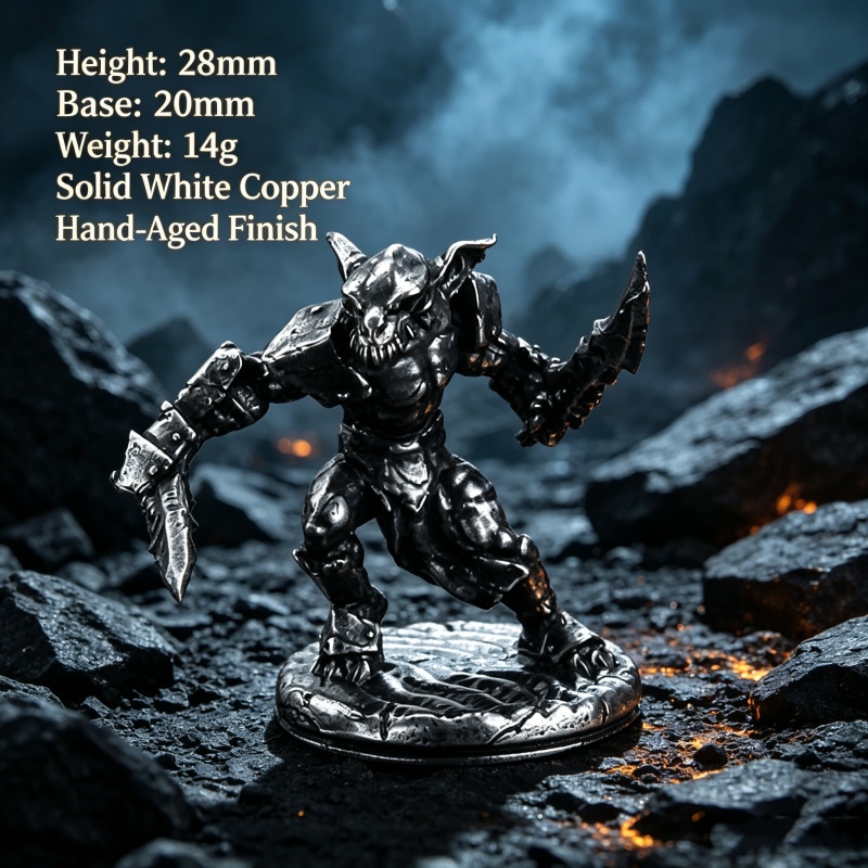 White Copper Goblin Warrior Mi - Vintage Collectible Board Games 评论和价格
