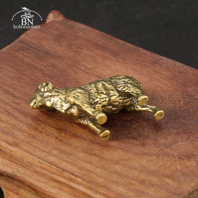 Vintage Brass Goat Figurine Mi - Vintage Collectible Ornaments 评论和价格