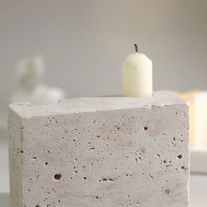 2 Holes Marble Taper Candle Ho - Vintage Collectible Marbles 评论和价格