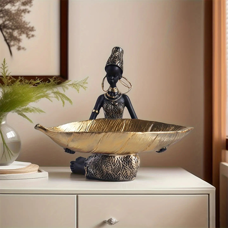 African Girl Holding A Plate S - Vintage Collectible Furniture 评论和价格
