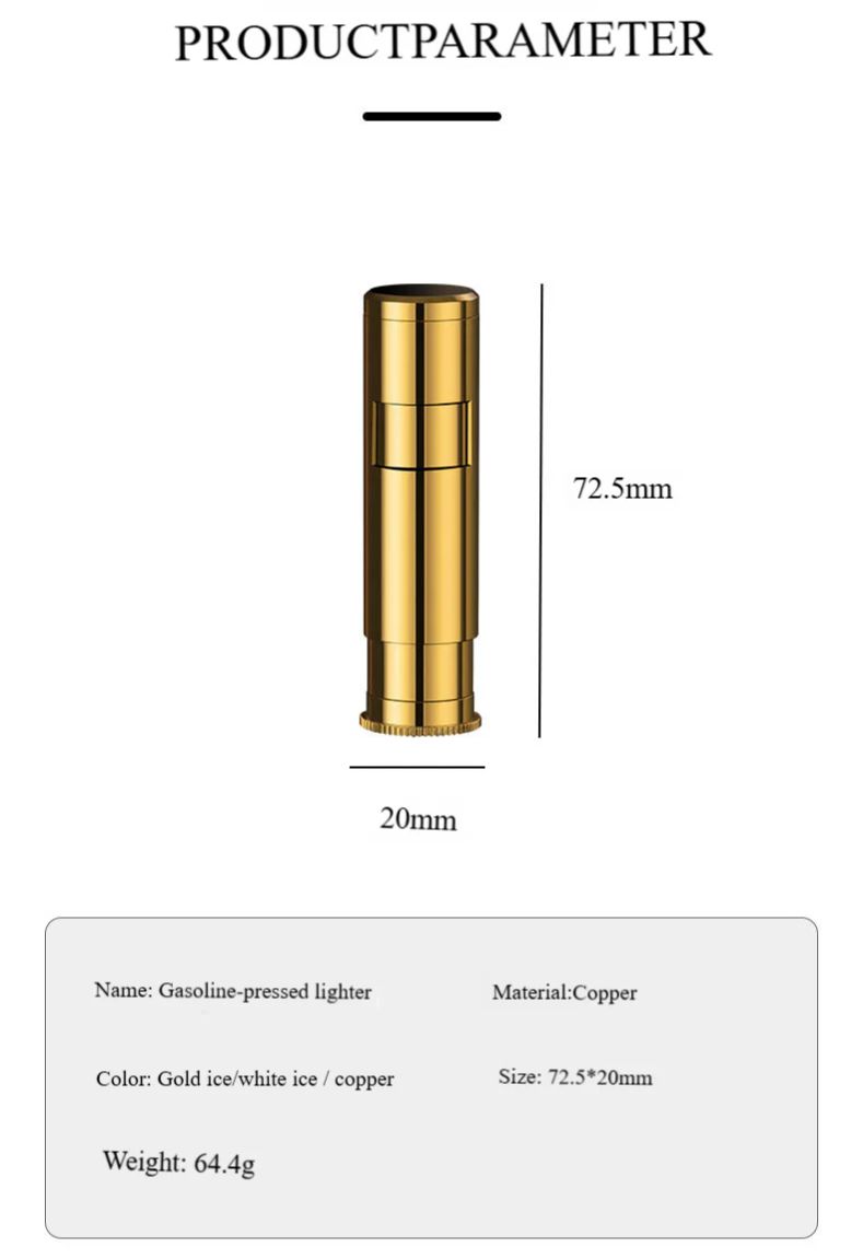 New Boutique Vintage Brass Cyl - Vintage Collectible Lighters 评论和价格
