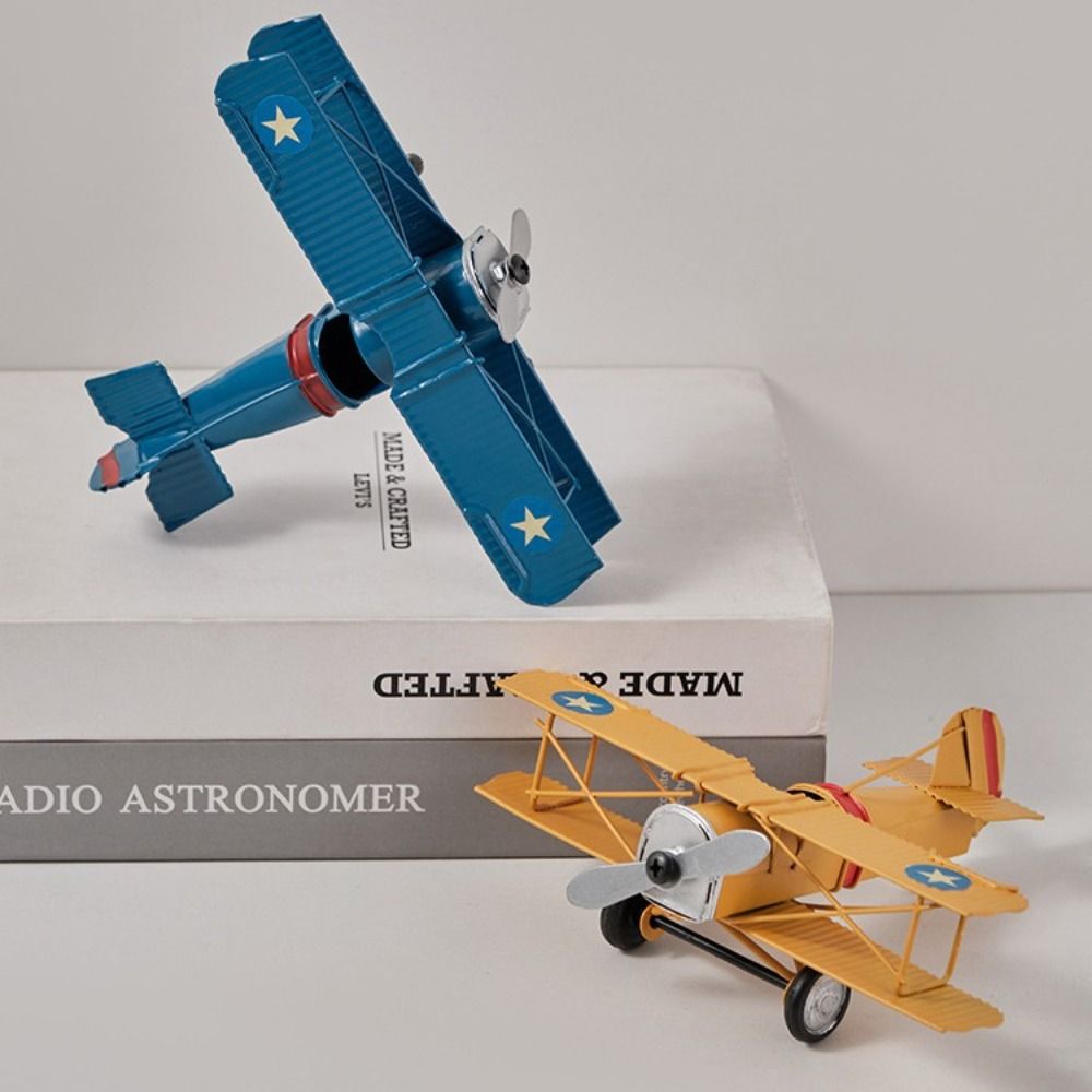 Retro Iron Vintage Airplane Mo - Vintage Collectible Ornaments 评论和价格