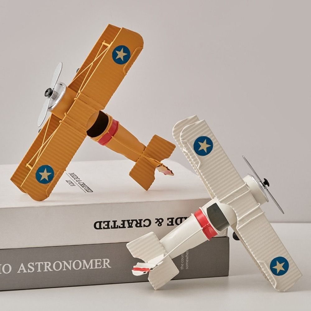 Retro Iron Vintage Airplane Mo - Vintage Collectible Ornaments 评论和价格