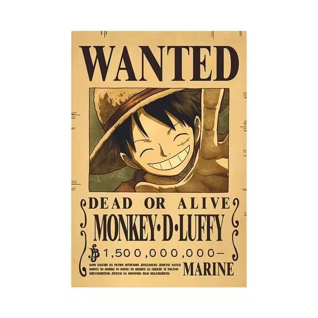 Anime One Piece Bounty Wanted  - Vintage Toys Collection 评论和价格