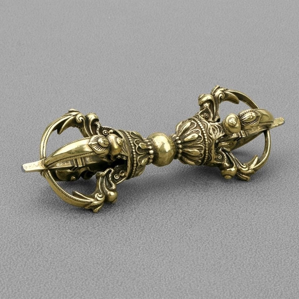 Vintage Pure Brass Tibetan Vaj - Collectible Vintage Tools 评论和价格