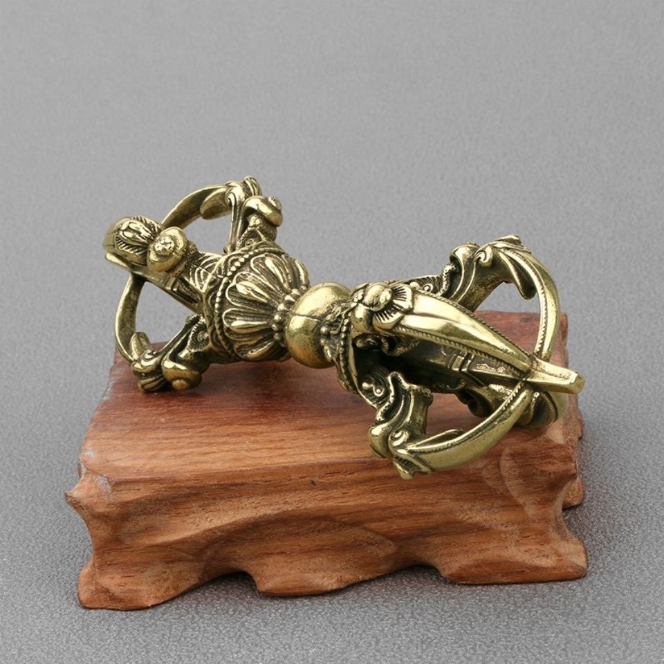 Vintage Pure Brass Tibetan Vaj - Collectible Vintage Tools 评论和价格