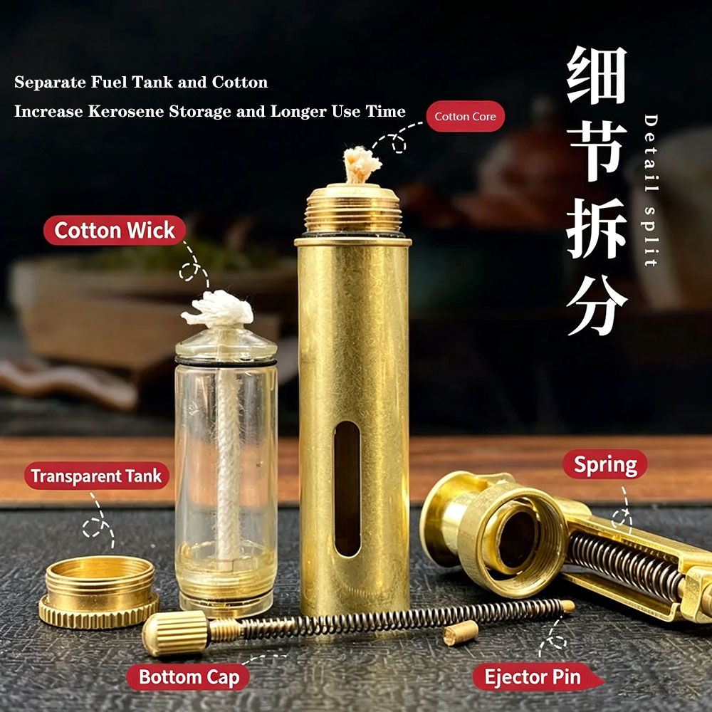 Vintage Brass Oil Lighter Pres - Vintage Collectible Lighters 评论和价格