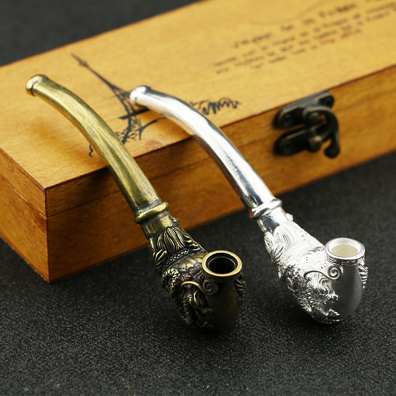 Vintage Handcrafted Pipe Handm - Vintage Collectible Furniture 评论和价格