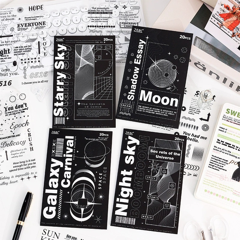 Vintage Text Sticker Book 20Pc - Vintage And Collectible Books 评论和价格
