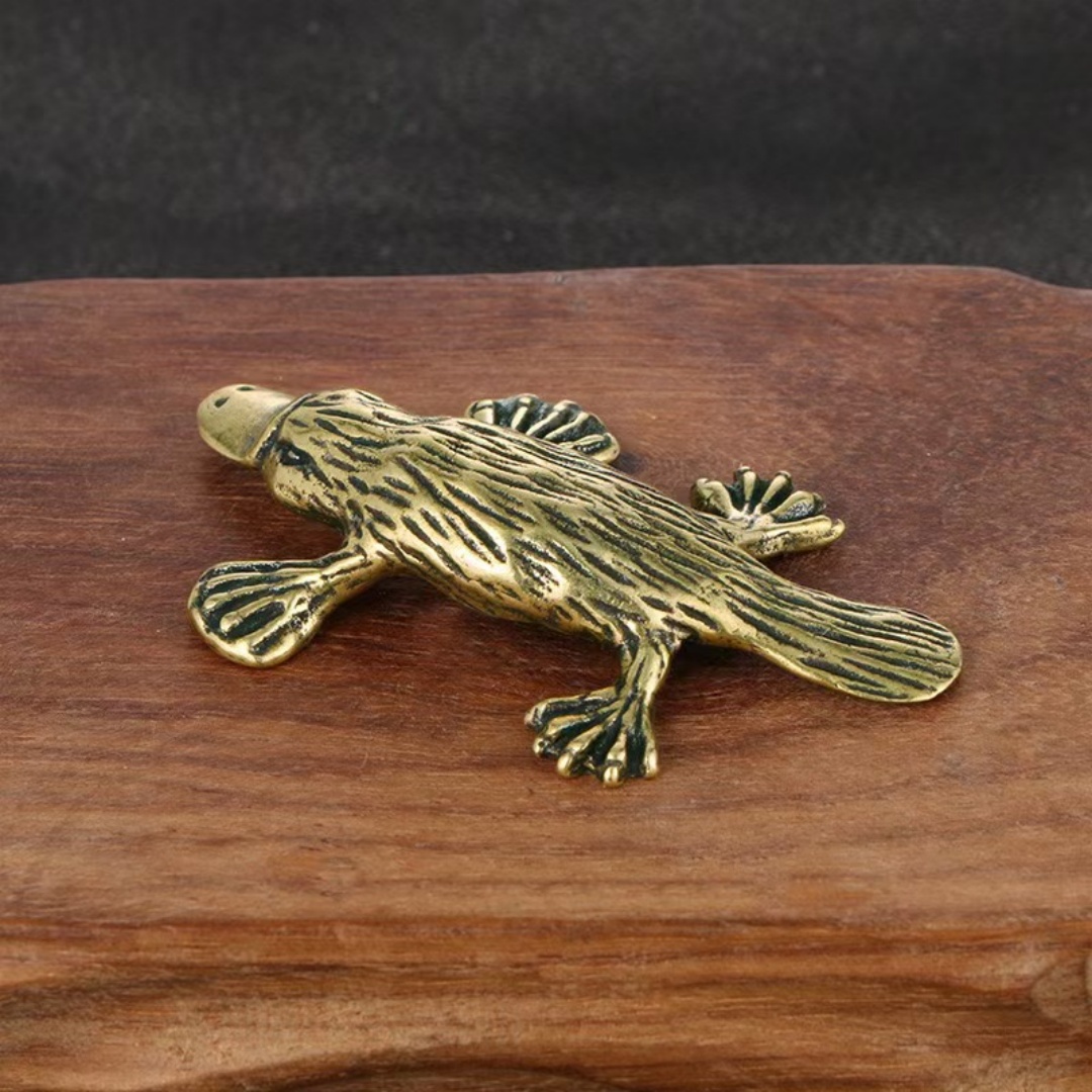 Vintage Brass Platypus Figurin - Vintage Collectible Ornaments 评论和价格