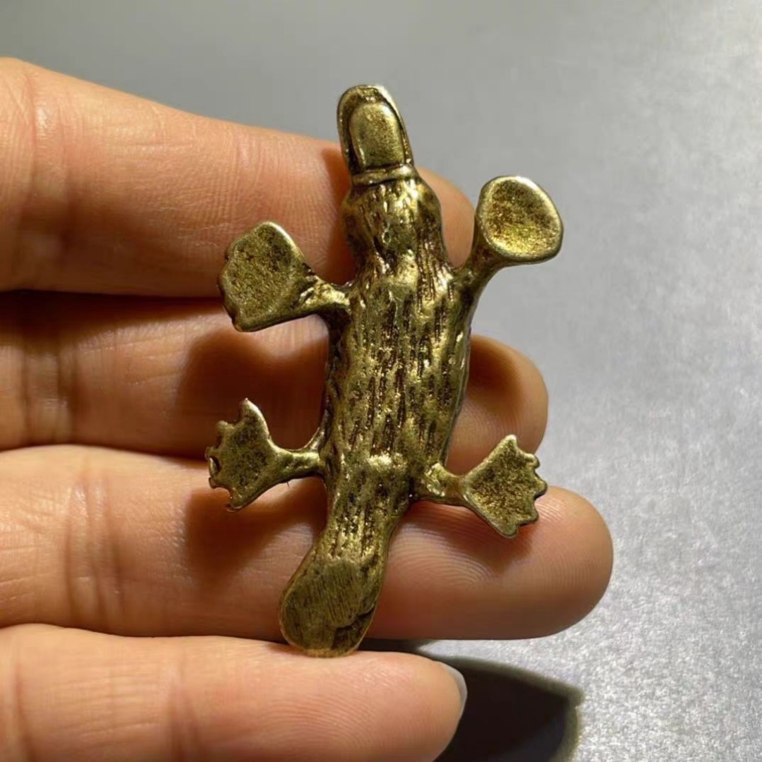 Vintage Brass Platypus Figurin - Vintage Collectible Ornaments 评论和价格