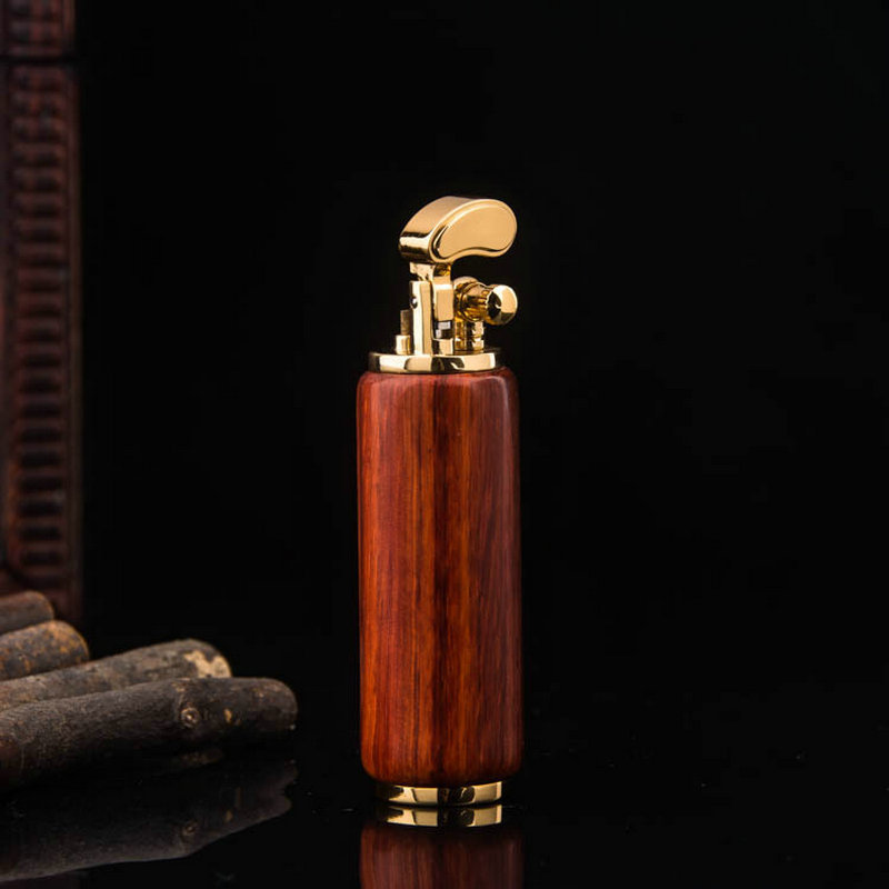 Vintage Wood & Gold Trench Lig - Vintage Collectible Lighters 评论和价格