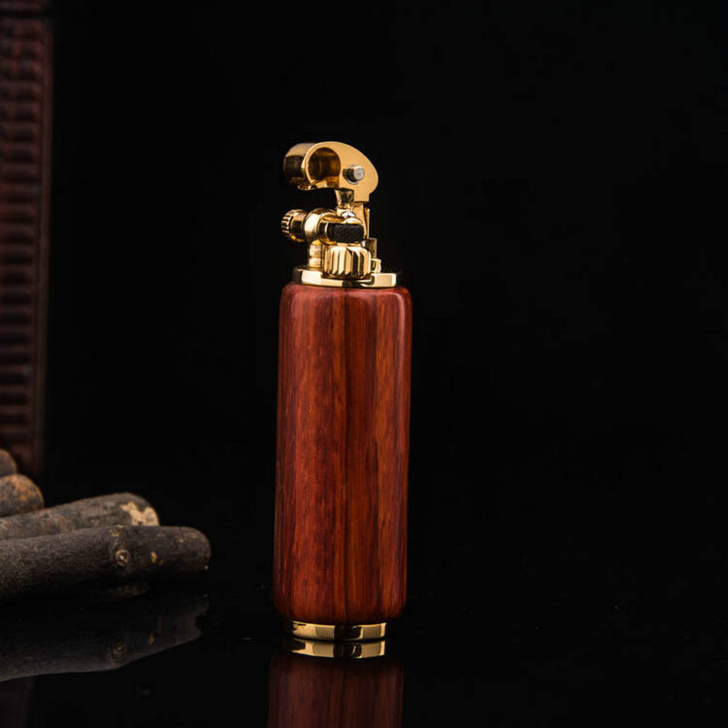 Vintage Wood & Gold Trench Lig - Vintage Collectible Lighters 评论和价格