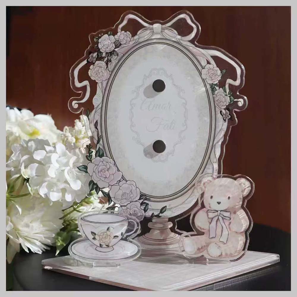 Vintage Floral Ribbon Oval Mag - Collectible Vintage Photos 评论和价格