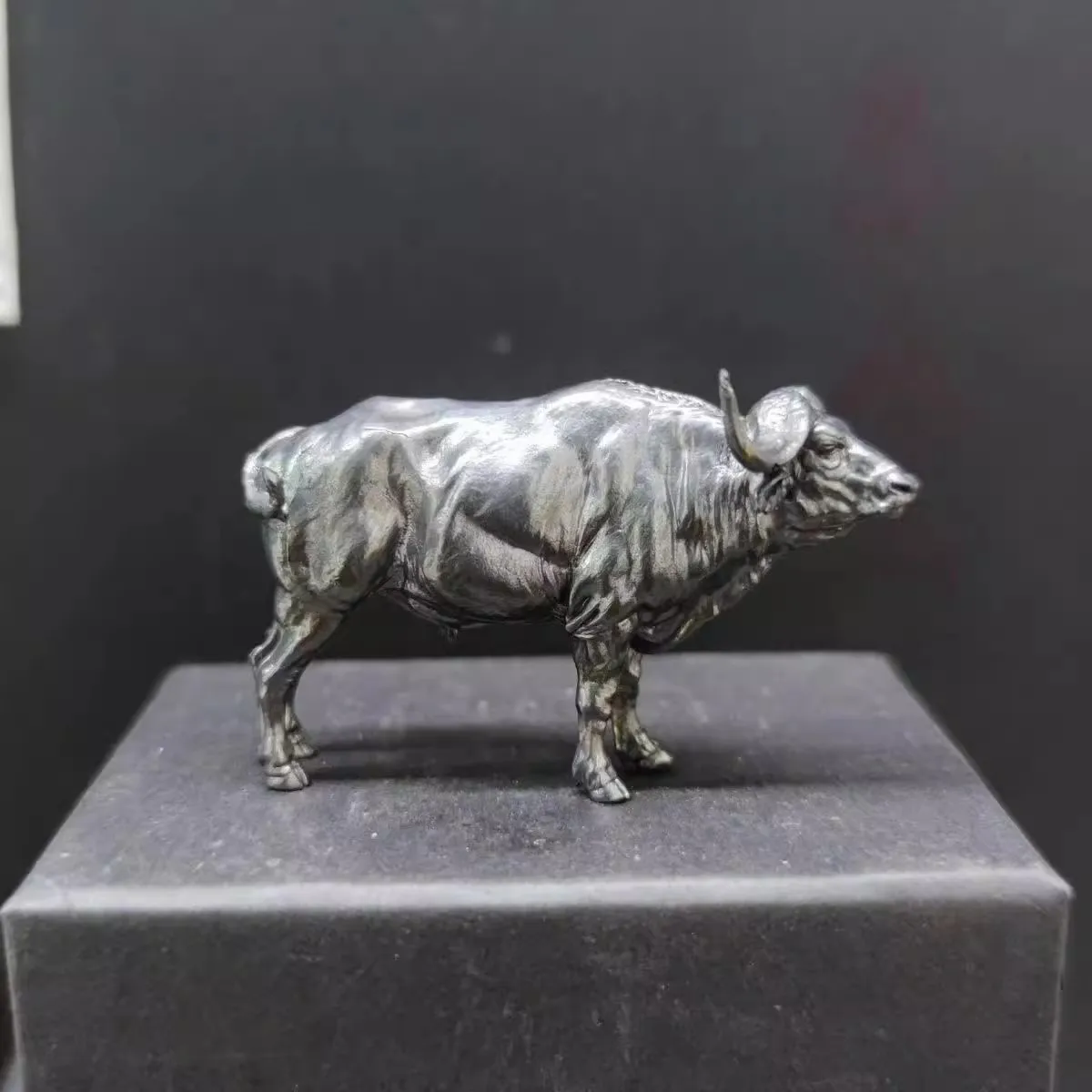 Brass African Buffalo Sculptur - Vintage Collectible Furniture 评论和价格